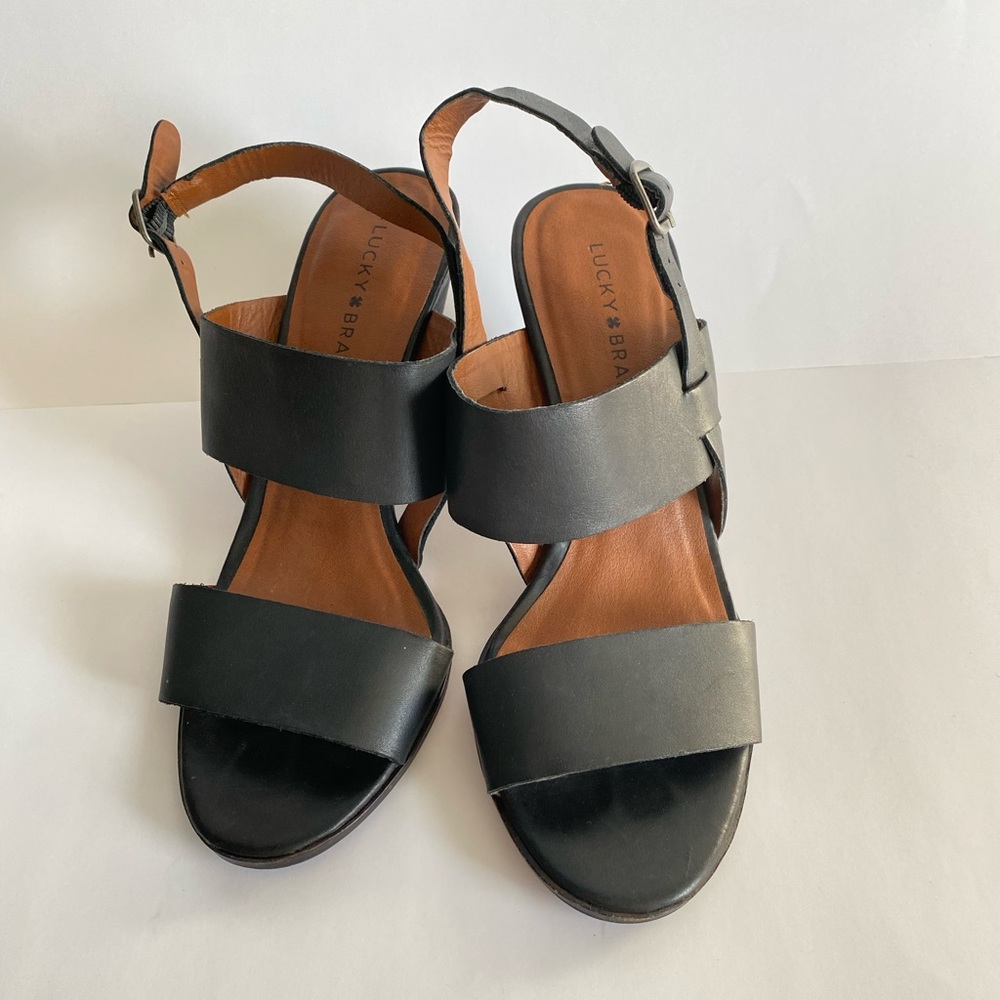 Lucky Brand Women’s Veneesha Heel Black